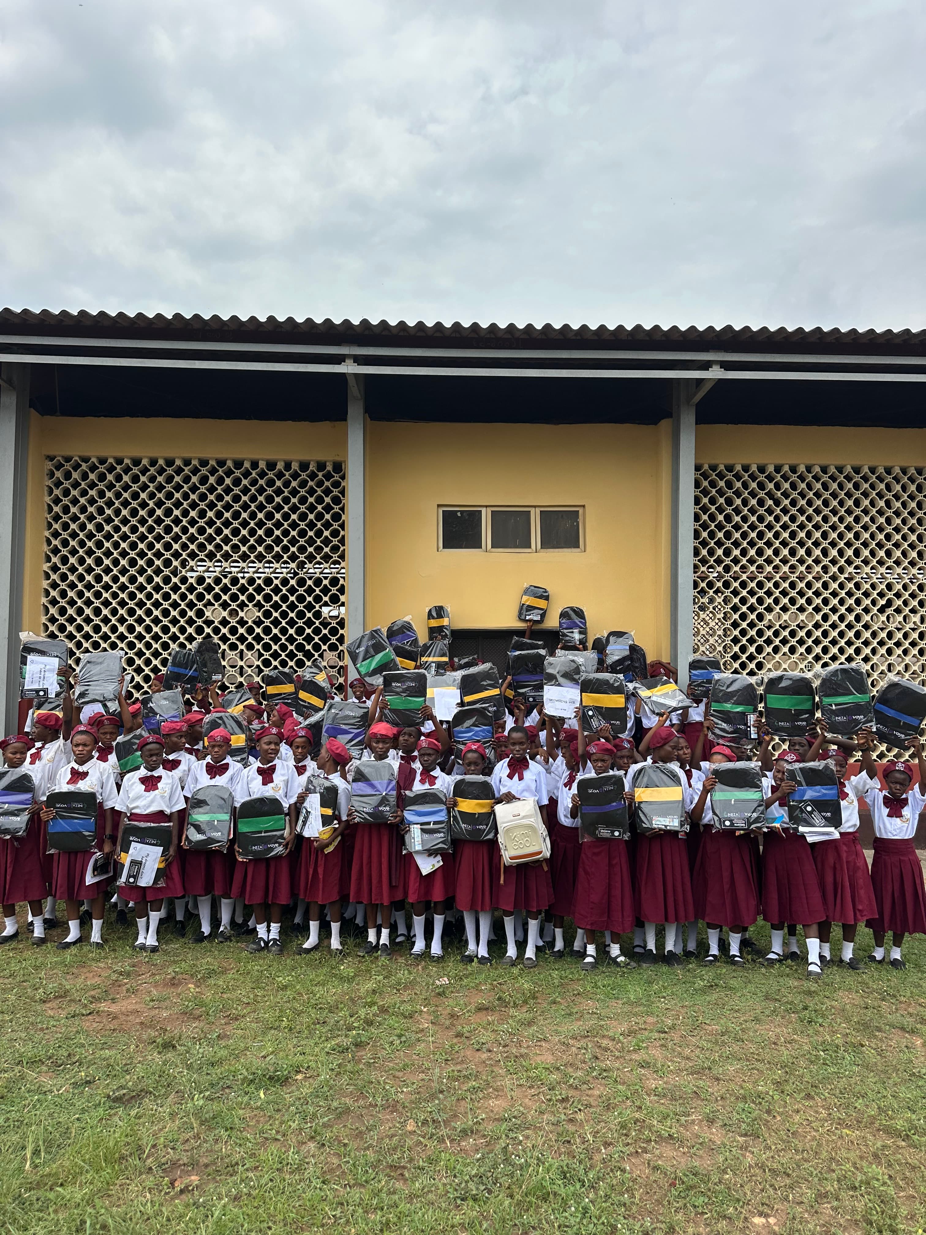 Ineza Care Foundation Empowers 60 Female Students with WAEC Scholarships and Supports 100 Girls with Learning Materials at Yejide Girls Grammar School